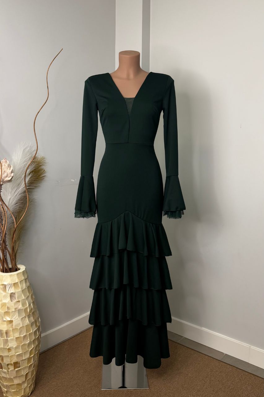 Traje Flamenca Teresa Verde