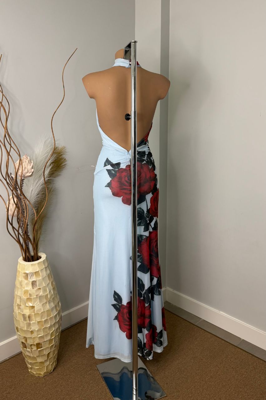 Vestido Largo Amaia Estampado