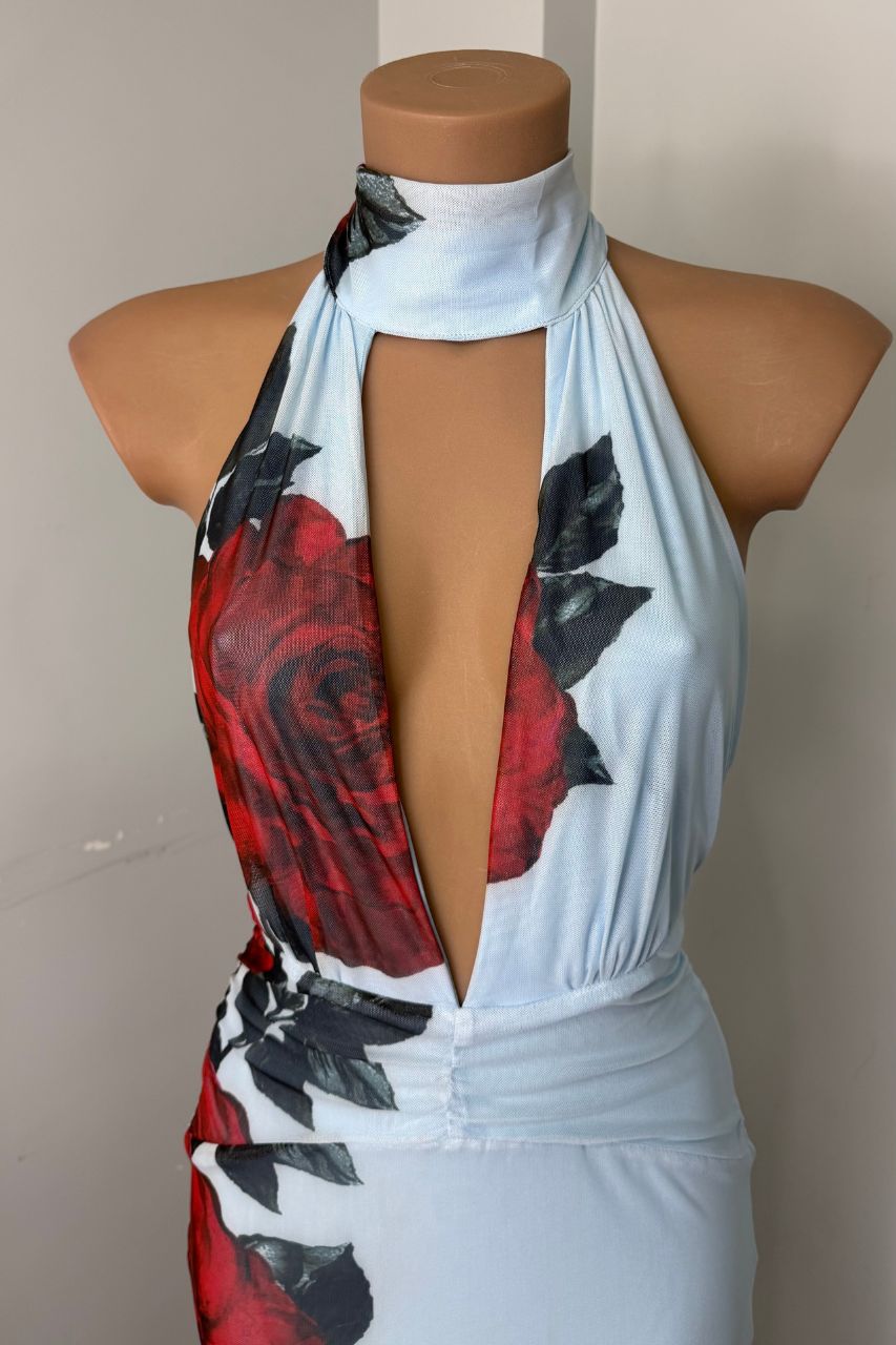 Vestido Largo Amaia Estampado