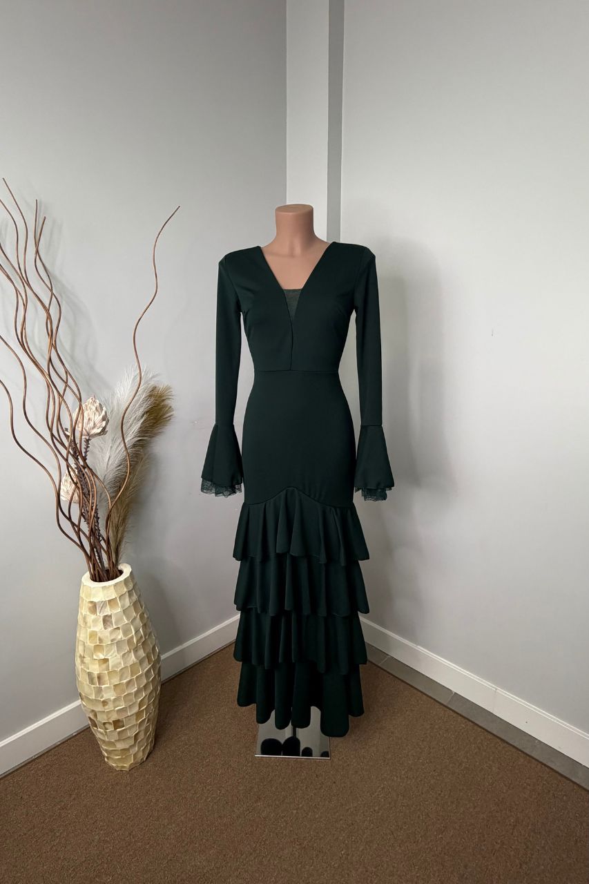 Traje Flamenca Teresa Verde