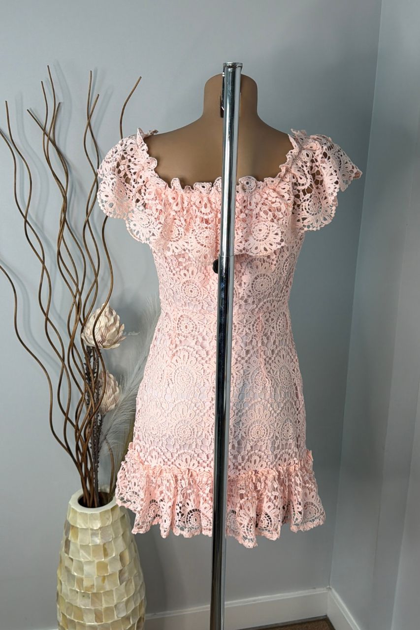 Vestido Corto Fernanda Rosa