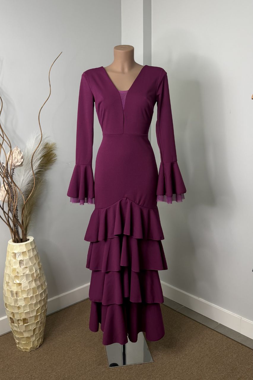 Traje Flamenca Teresa Buganvilla