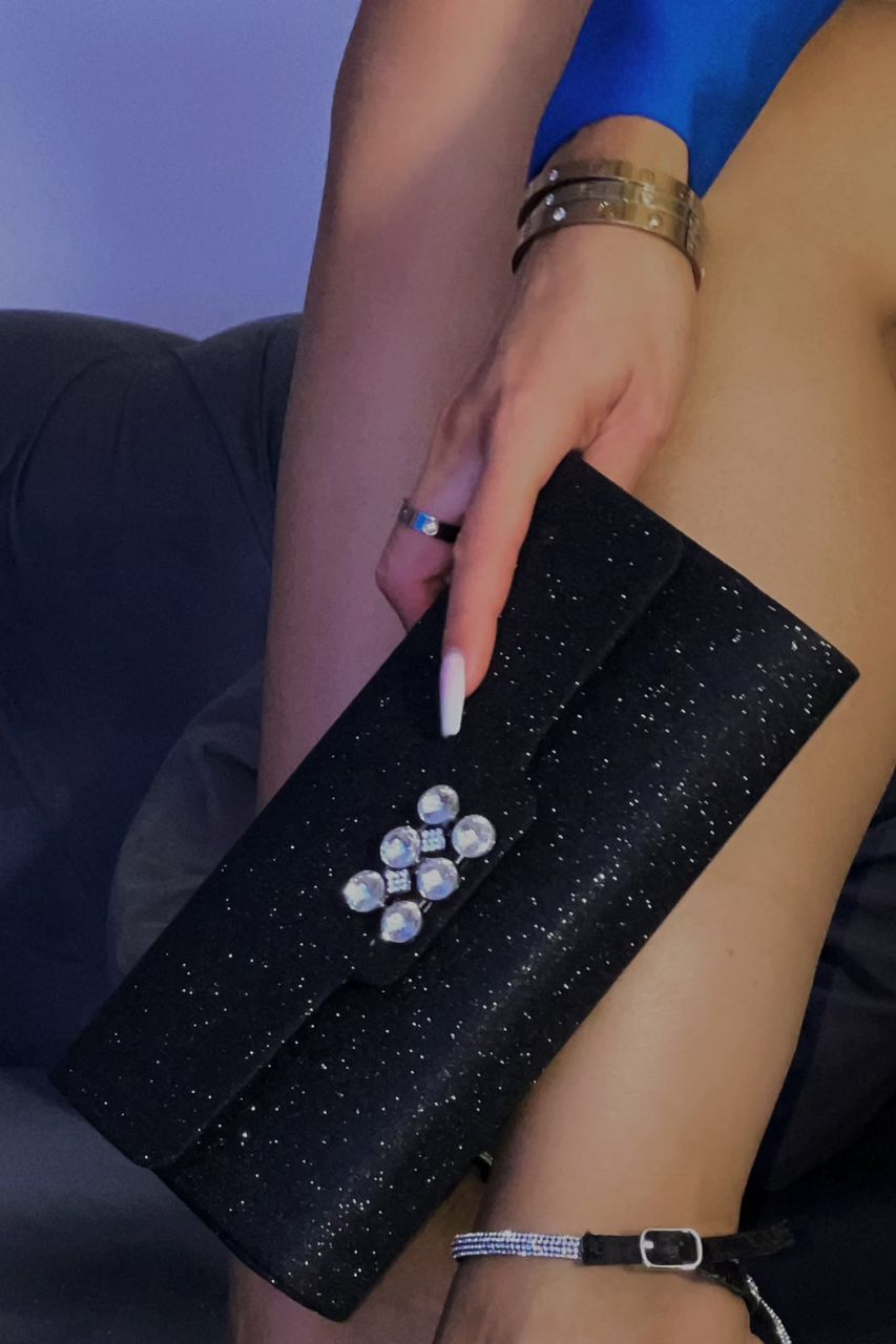 Bolso Clutch Luana Negro 