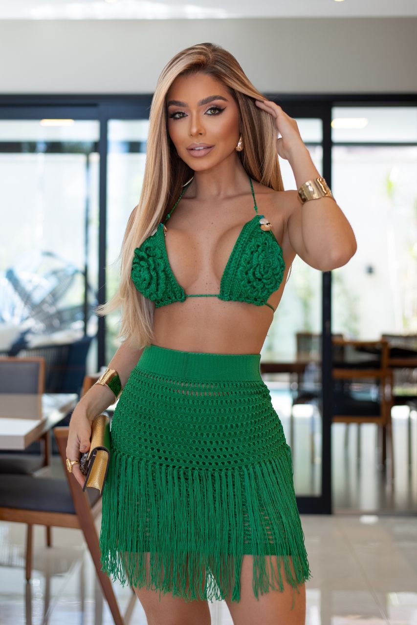 Falda Conjuntos Tejidos A Crochet CONJUNTO TEJIDO FALDA Y TOP