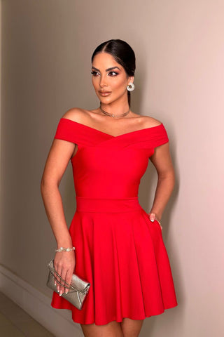 Image of Vestido Poliana Rojo