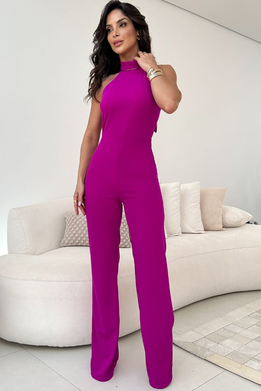 Grace Mono Largo  Amarena con espalda descubierta