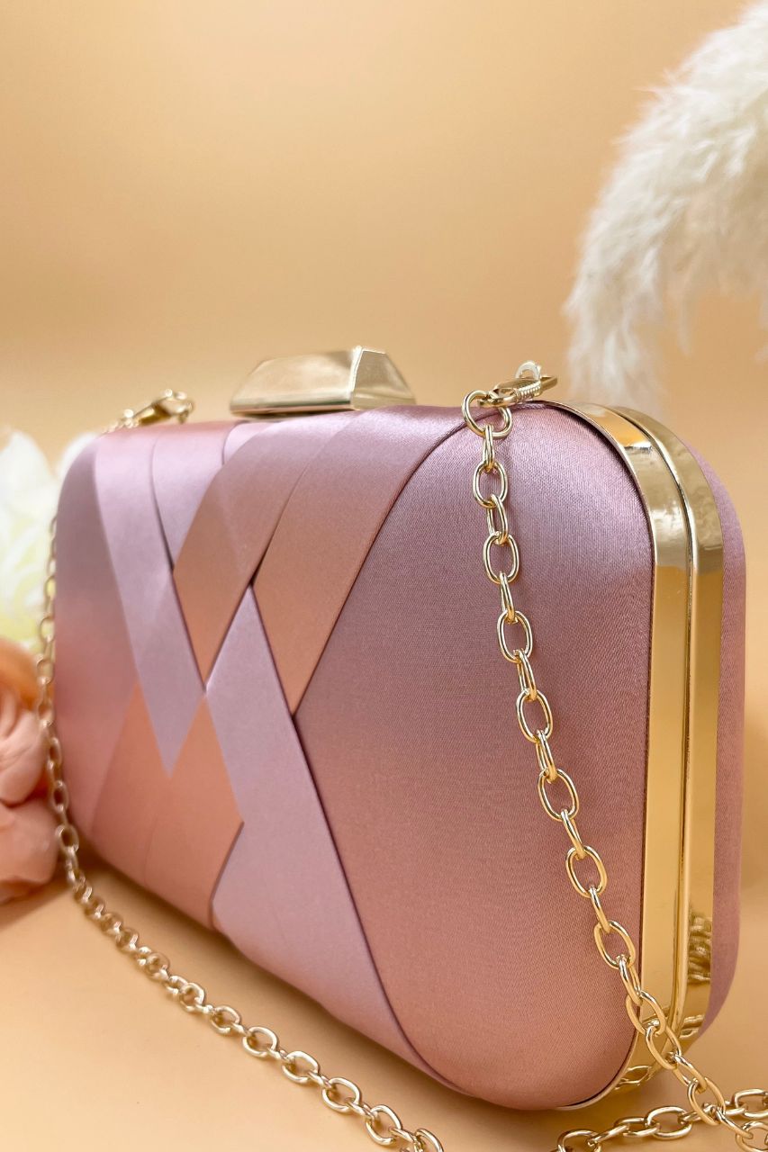 Bolso Clutch Tamara Rosa