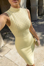 Vestido Bandage Lilibeth Amarillo