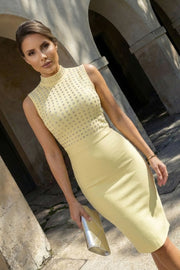 Vestido Bandage Lilibeth Amarillo