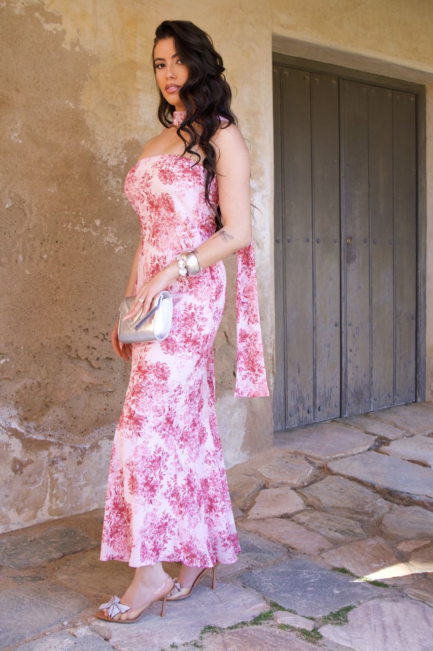 Vestido Largo Vanessa Estampado