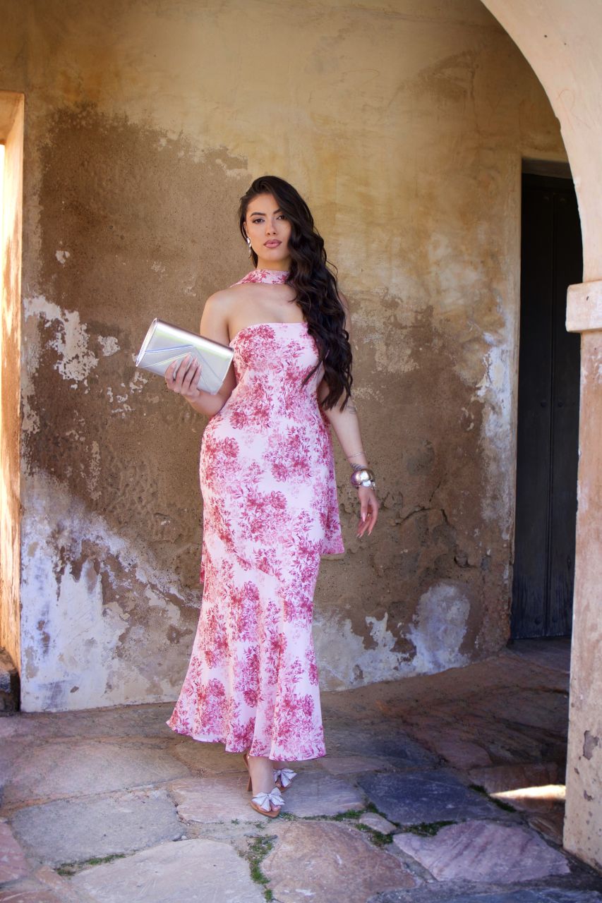 Vestido Largo Vanessa Estampado