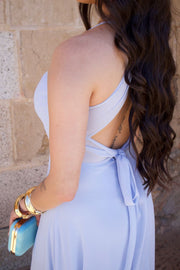 Vestido Largo Claudia Azul