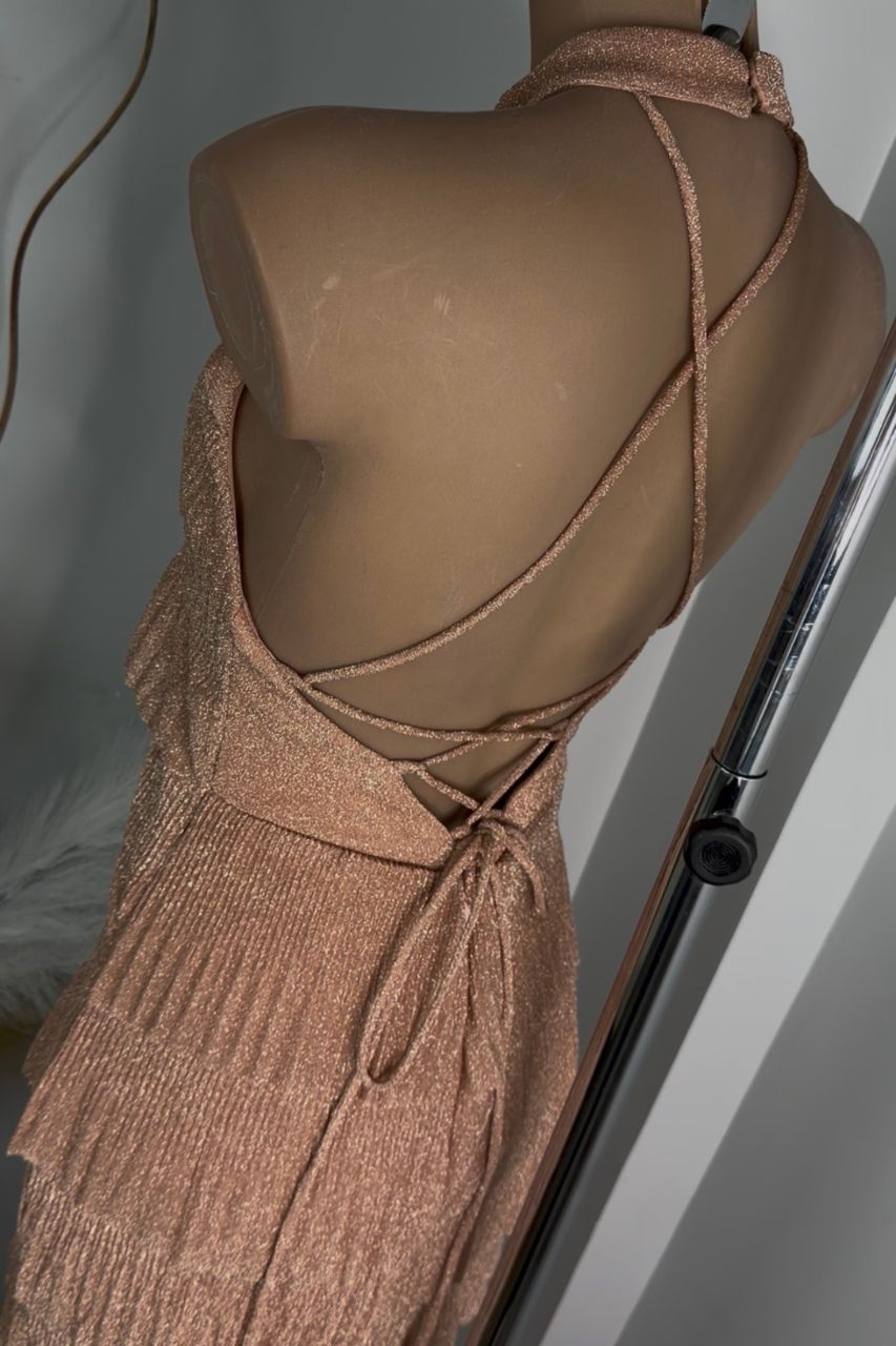 Vestido Largo Ofelia Rosado