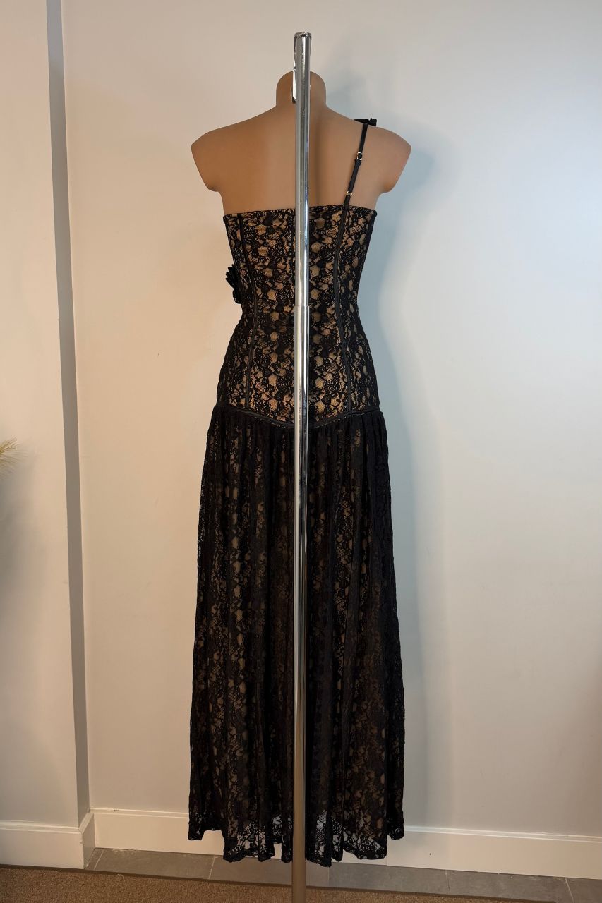 Tabitha Vestido Largo Negro