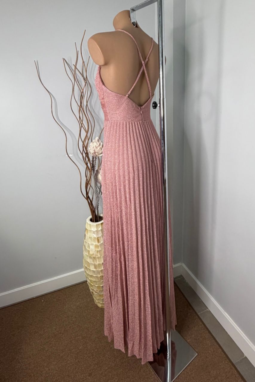 Mórela Vestido Largo Rosa