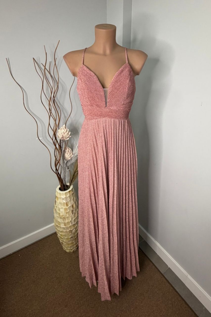 Mórela Vestido Largo Rosa