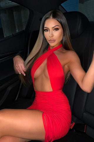 Vestido Marcela Rojo