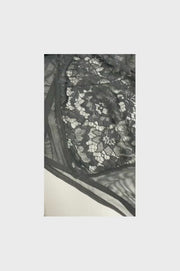 Body Joyce negro manga larga con escote