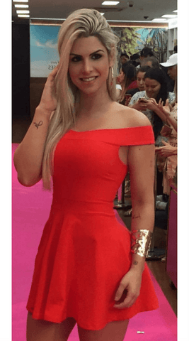 Image of Vestido Poliana Rojo